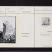 Ley Of Barras, 'The Moray Stane', NO87NW 7, Ordnance Survey index card, Recto