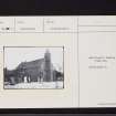 Arbuthnott Parish Church, NO87SW 11, Ordnance Survey index card, Recto
