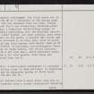 Islay, An Sithean, NR26NE 3, Ordnance Survey index card, page number 2, Recto