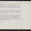 Islay, Alt Nan Ba, NR27SW 13, Ordnance Survey index card, page number 3, Recto