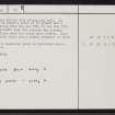 Islay, Ballynaughton, NR34NE 10, Ordnance Survey index card, page number 2, Recto