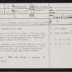 Islay, Lagavulin, NR34NE 15, Ordnance Survey index card, page number 1, Recto