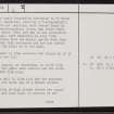 Texa, Texa Chapel, NR34SE 2, Ordnance Survey index card, page number 2, Recto
