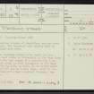 Islay, Knocklearoch, NR36SE 1, Ordnance Survey index card, page number 1, Recto