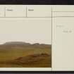 Islay, Dun Guaidhre, NR36SE 9, Ordnance Survey index card, Recto
