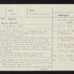 Oronsay, Cill Moire, NR38NE 1, Ordnance Survey index card, page number 1, Recto