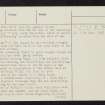 Oronsay, Oronsay Priory, NR38NW 1, Ordnance Survey index card, page number 2, Verso