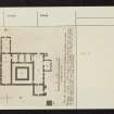 Oronsay, Oronsay Priory, NR38NW 1, Ordnance Survey index card, page number 1, Recto