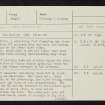 Colonsay, Dun Gallain, NR39SW 1, Ordnance Survey index card, page number 1, Recto