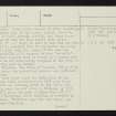 Colonsay, Balnahard, Cill Chaitriona, NR49NW 1, Ordnance Survey index card, page number 2, Verso