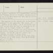 Colonsay, Balnahard, Cill Chaitriona, NR49NW 1, Ordnance Survey index card, page number 3, Recto