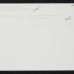 Colonsay, Carnan Eoin, NR49NW 25, Ordnance Survey index card, Recto