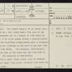 Rubh A'Mharaiche, NR51SE 1, Ordnance Survey index card, page number 1, Recto