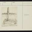 Jura, Strone, NR56SW 3, Ordnance Survey index card, Recto
