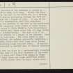 Jura, Ardmenish, An Dunan, NR57SE 4, Ordnance Survey index card, page number 2, Recto
