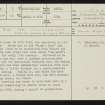 Jura, Uamh Righ, NR58SW 1, Ordnance Survey index card, page number 1, Recto