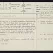 High Keil, NR60NE 9, Ordnance Survey index card, page number 1, Recto