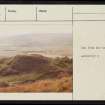 Killellan, NR61NE 23, Ordnance Survey index card, page number 1, Recto