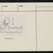 Culinlongart, NR61SE 3, Ordnance Survey index card, Recto
