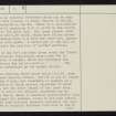 Ranachan Hill, NR62NE 12, Ordnance Survey index card, page number 2, Verso