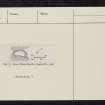 Gigha, Dunan Buidhe, NR64NE 6, Ordnance Survey index card, Recto