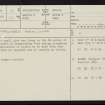 Gigha, Druimyeonbeg Farm, NR64NW 16, Ordnance Survey index card, page number 1, Recto