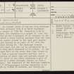 North Beachmore, NR64SE 7, Ordnance Survey index card, page number 1, Recto
