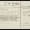 Red Cove, NR64SE 25, Ordnance Survey index card, page number 1, Recto