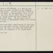 Red Cove, NR64SE 25, Ordnance Survey index card, page number 2, Recto