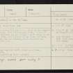Eilean Mor 6, NR67NE 4, Ordnance Survey index card, Recto
