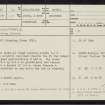 Knockstapple, NR71SW 10, Ordnance Survey index card, page number 1, Recto