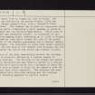 Ardnacross 2, Kintyre, NR72NE 6, Ordnance Survey index card, page number 2, Verso