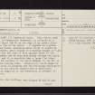 Ardnacross 2, Kintyre, NR72NE 6, Ordnance Survey index card, page number 1, Recto