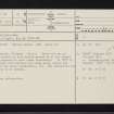 Kildonan, NR72NE 10, Ordnance Survey index card, page number 1, Recto