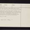 Knock Scalbart, NR72SW 25, Ordnance Survey index card, page number 3, Recto