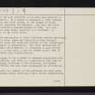 Dippen Hill, NR73NE 1, Ordnance Survey index card, page number 2, Verso