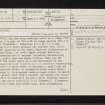 Braids, NR74SW 2, Ordnance Survey index card, page number 1, Recto