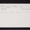 Balinakill, NR75NE 4, Ordnance Survey index card, Recto