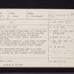 Ballochroy, NR75SW 2, Ordnance Survey index card, Recto