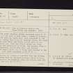 Carse, NR76SW 10, Ordnance Survey index card, page number 1, Recto