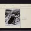 St Columba's Cave, Ellary, NR77NE 10, Ordnance Survey index card, page number 3, Recto