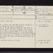 Gariob, NR78NE 9, Ordnance Survey index card, page number 1, Recto
