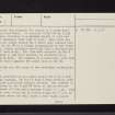 Dun Mhuirich, NR78SW 3, Ordnance Survey index card, page number 3, Recto