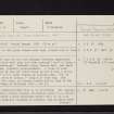 Daltot, NR78SW 14, Ordnance Survey index card, page number 1, Recto
