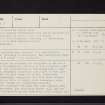 Ardifuir, NR79NE 2, Ordnance Survey index card, page number 2, Verso