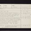 Barnluasgan, NR79SE 3, Ordnance Survey index card, Recto
