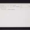 Arichonan, NR79SE 6, Ordnance Survey index card, Recto