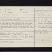 Kilmory Oib, NR79SE 7, Ordnance Survey index card, page number 1, Recto
