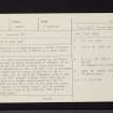 Barnluasgan, NR79SE 17, Ordnance Survey index card, page number 1, Recto