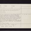 Kilmory Oib, NR79SE 19, Ordnance Survey index card, page number 2, Recto